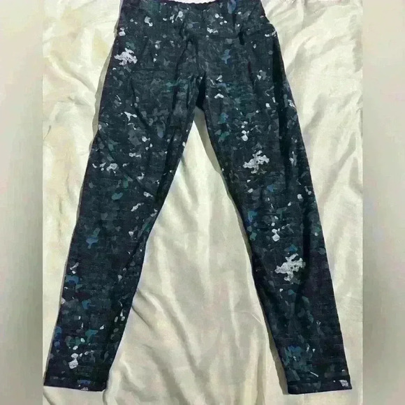 Sweaty Betty 7/8 The Power Green Deep Lake Camo Leggings Women’s Small - Picture 7 of 16